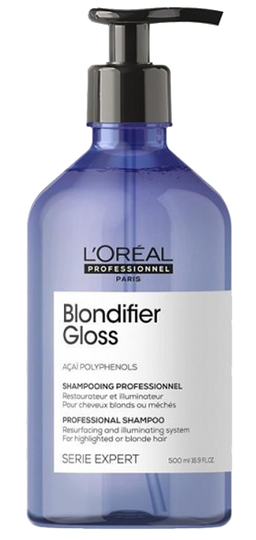 Окрашенные волосы (Шампунь Serie Expert Blondifier Gloss для осветленных и мелированных волос 500 мл) - купить по низкой цене с доставкой по России