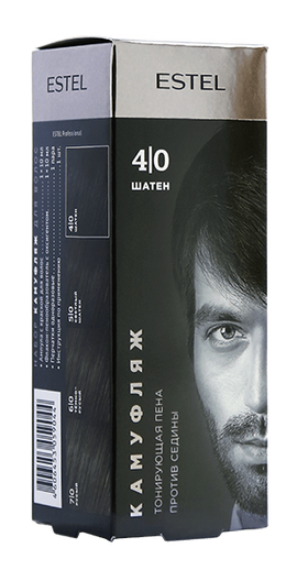 Estel Professional (Россия) (ALPHA HOMME Набор для камуфляжа волос 4/0 Шатен) - купить по низкой цене с доставкой по России