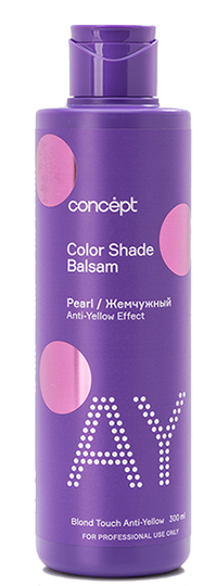 Оттеночные бальзамы (Anti-Yellow Оттеночный бальзам Эффект жемчужный блонд Concept Color Shade Balsam Pearl Effect 300 мл) - купить по низкой цене с доставкой по России