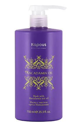 Увлажнение, питание (Маска для волос с маслом ореха макадамии Kapous Macadamia Oil 500 мл) - купить по низкой цене с доставкой по России