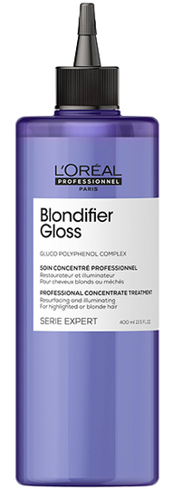 Окрашенные волосы (Профессиональный восстанавливающий концентрат Serie Expert Blondifier Gloss для осветленных и мелированных волос 400 мл) - купить по низкой цене с доставкой по России